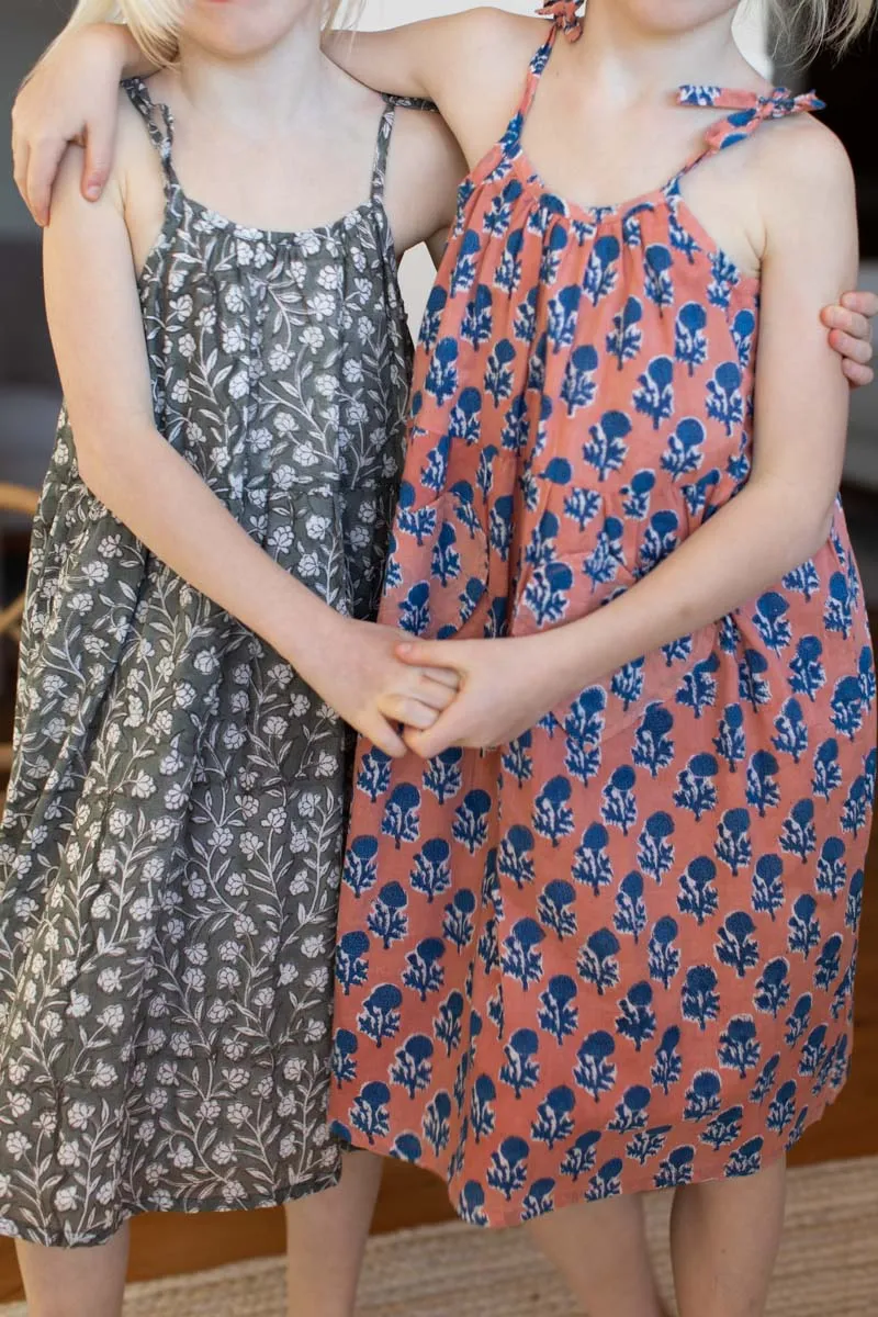 Little Fry Sunshine Dress - Garden Hushed Green Organic sold by Emerson Fry product image thumbnail 2