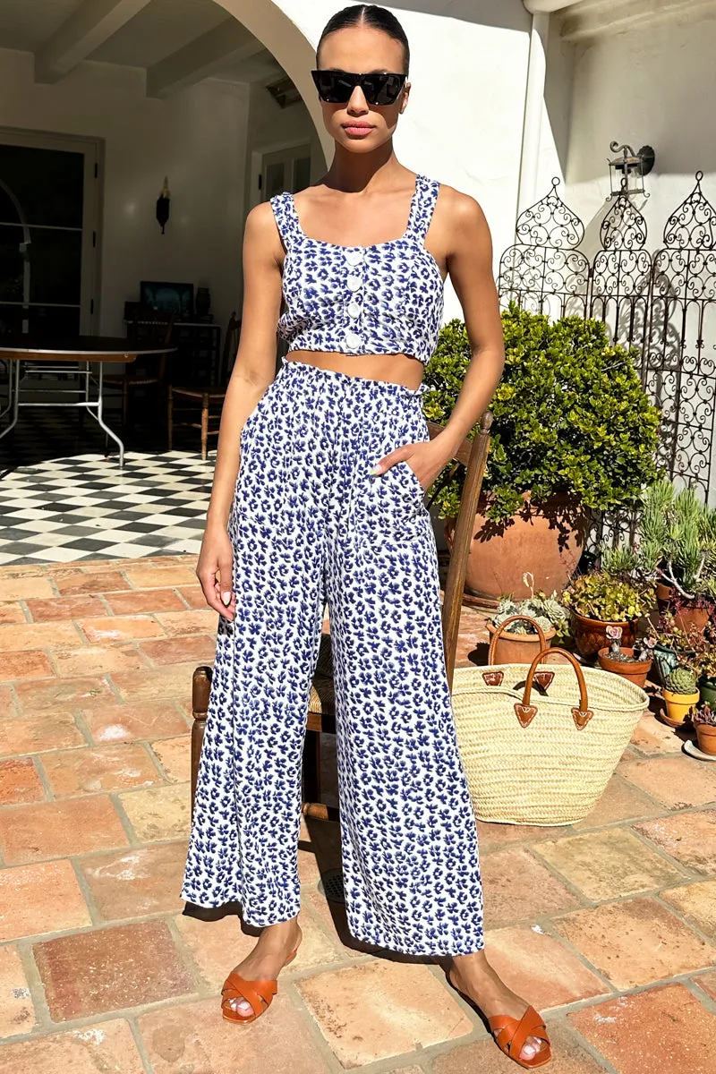 Printed Pant - Blossom Indigo sold by Emerson Fry product image thumbnail 3