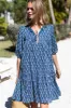 Puff Isla Dress - Marguerite Blue Organic sold by Emerson Fry