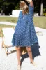 Puff Isla Dress - Marguerite Blue Organic sold by Emerson Fry