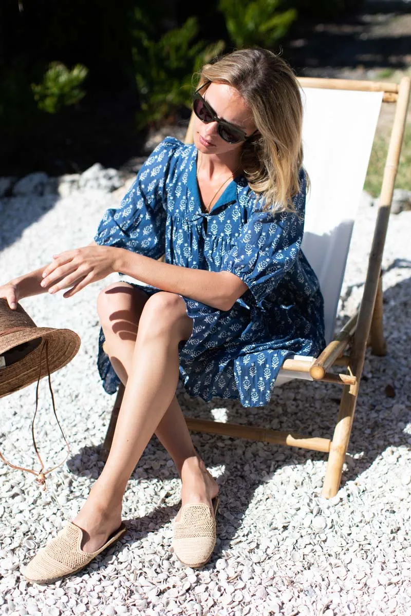Puff Isla Dress - Marguerite Blue Organic sold by Emerson Fry product image thumbnail 5