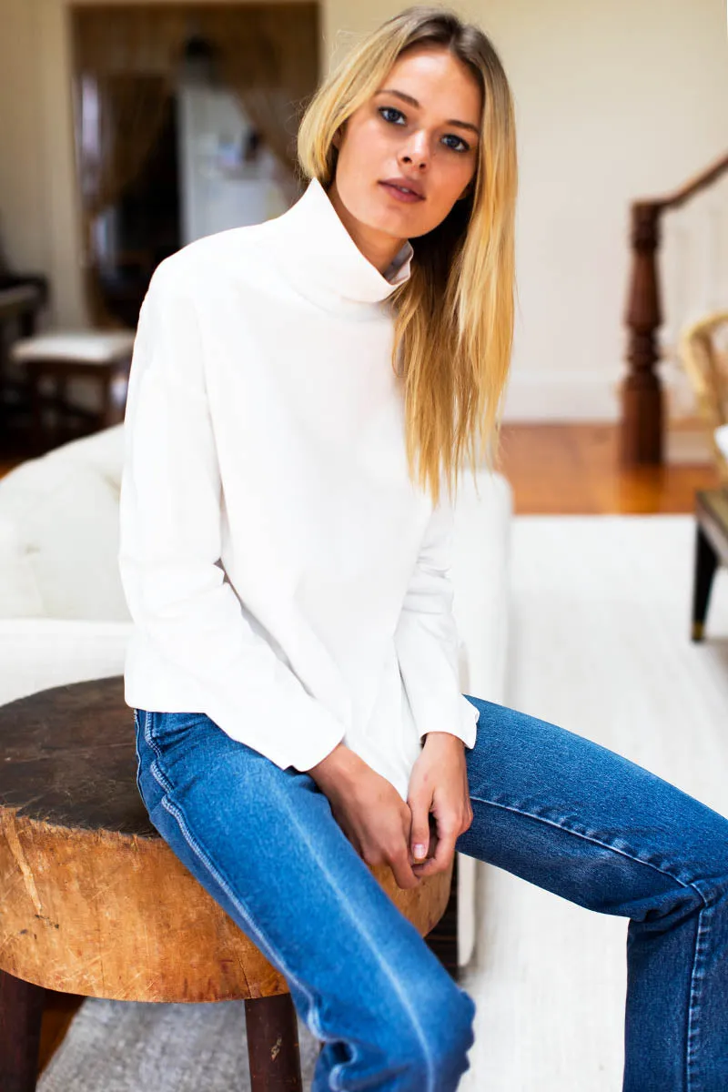 Edie Top - Ivory Ponte sold by Emerson Fry product image thumbnail 3