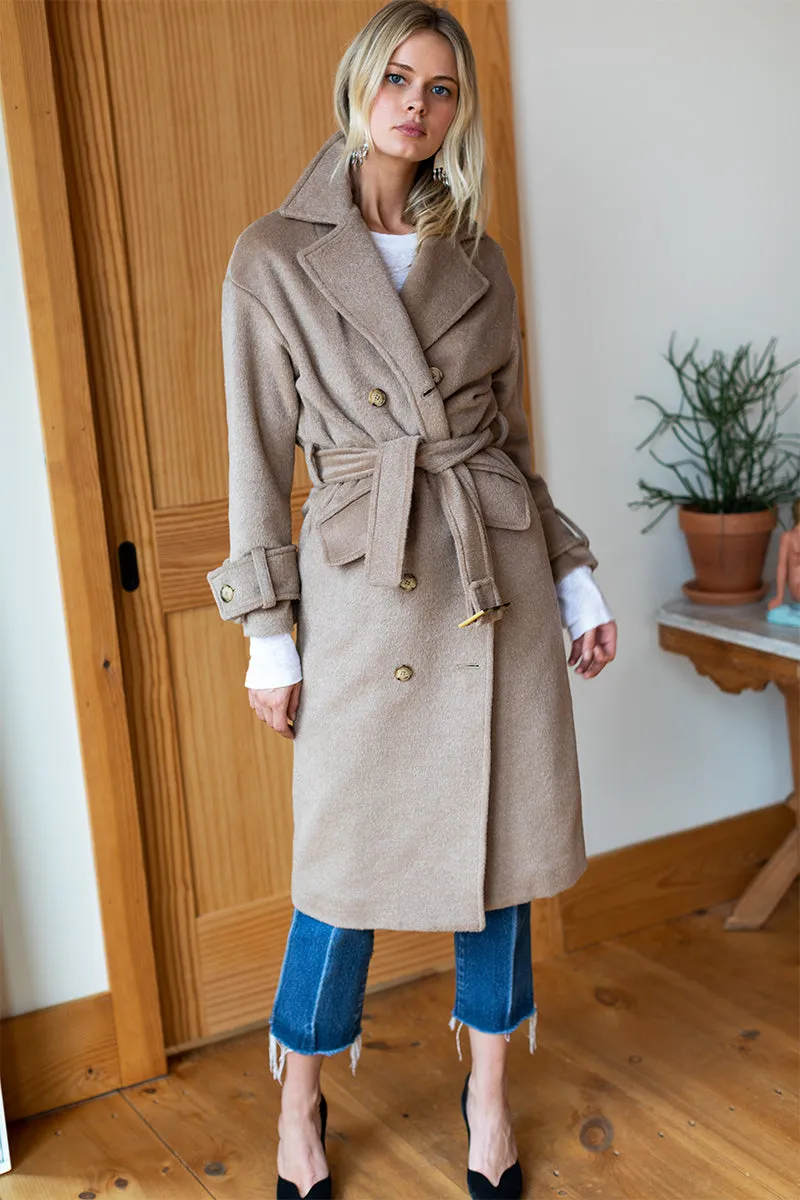 Thompson Coat - Toffee Mohair sold by Emerson Fry product image thumbnail 3