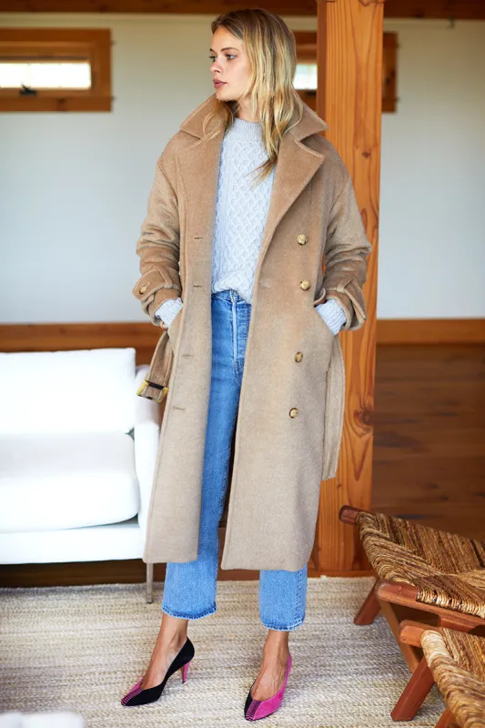 Thompson Coat - Toffee Mohair sold by Emerson Fry