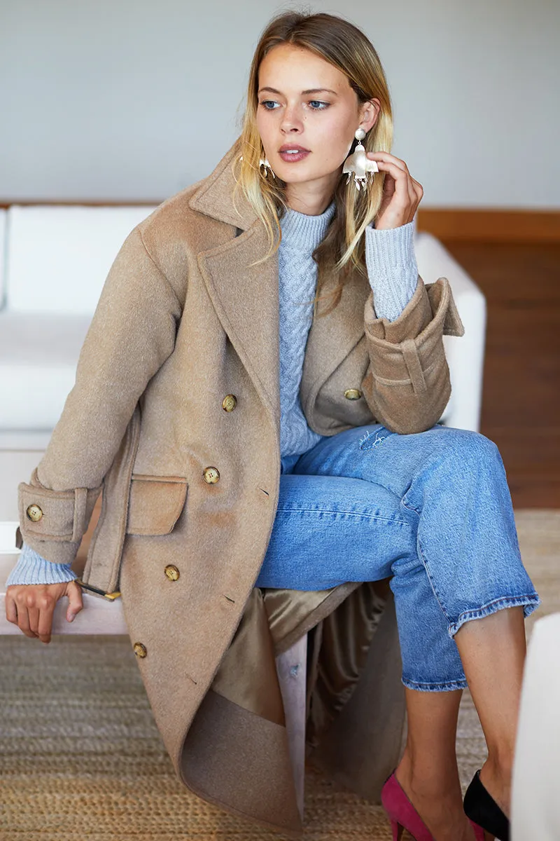 Thompson Coat - Toffee Mohair sold by Emerson Fry product image thumbnail 4