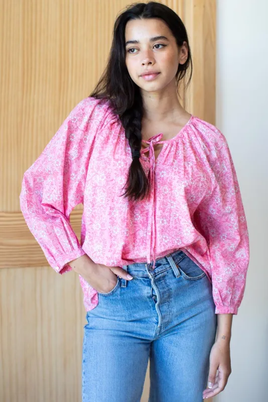 Lucy Blouse - Crocus Peach Organic sold by Emerson Fry