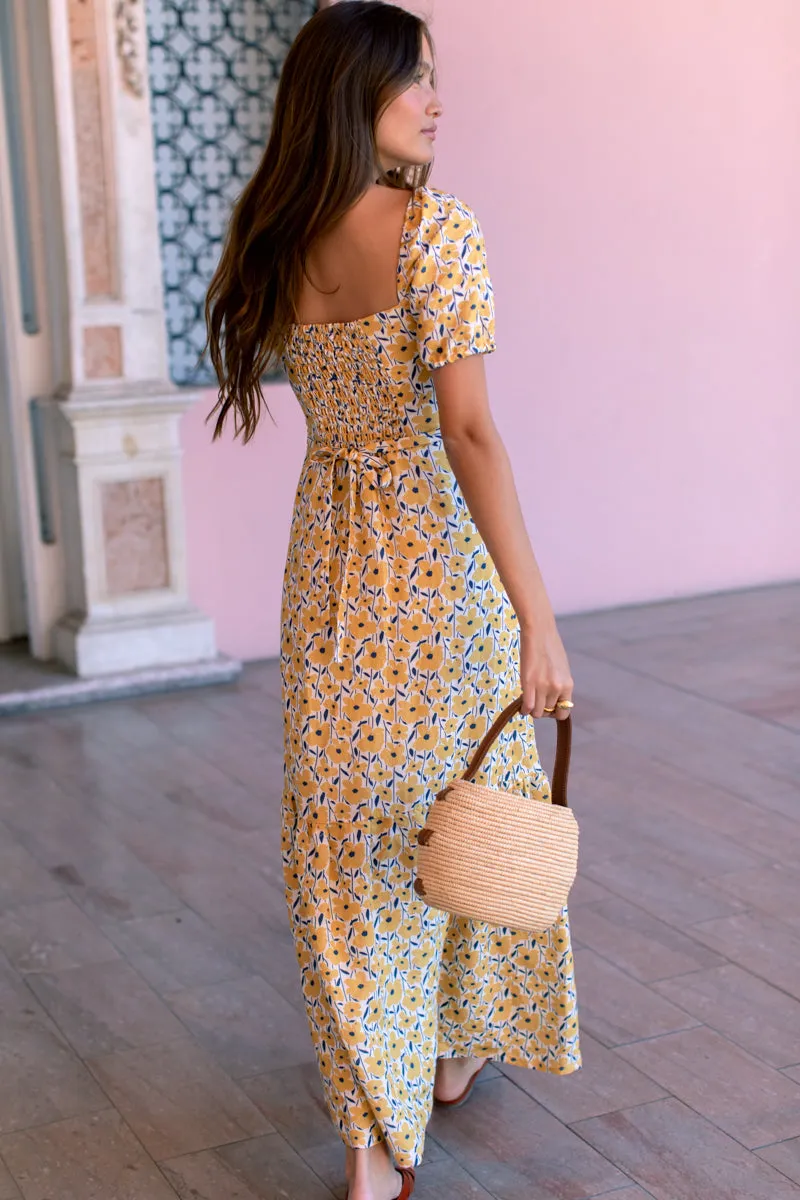 Luie Maxi Dress - Sharon's Flower Gold sold by Emerson Fry product image thumbnail 5