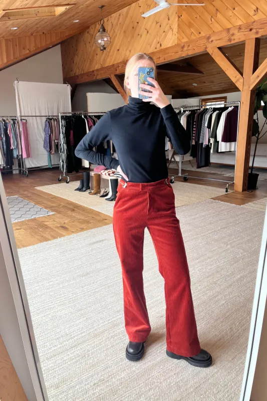 Julius Pull Tab Pant - Cinnamon Corduroy Organic made by Emerson Fry