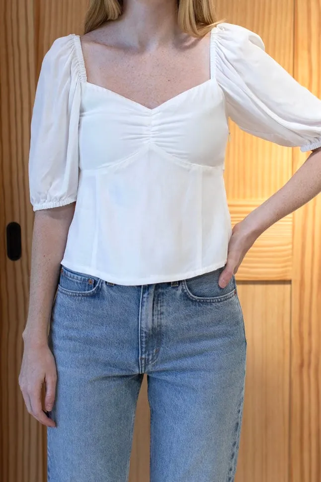 Frankie + Lou Top - White sold by Emerson Fry