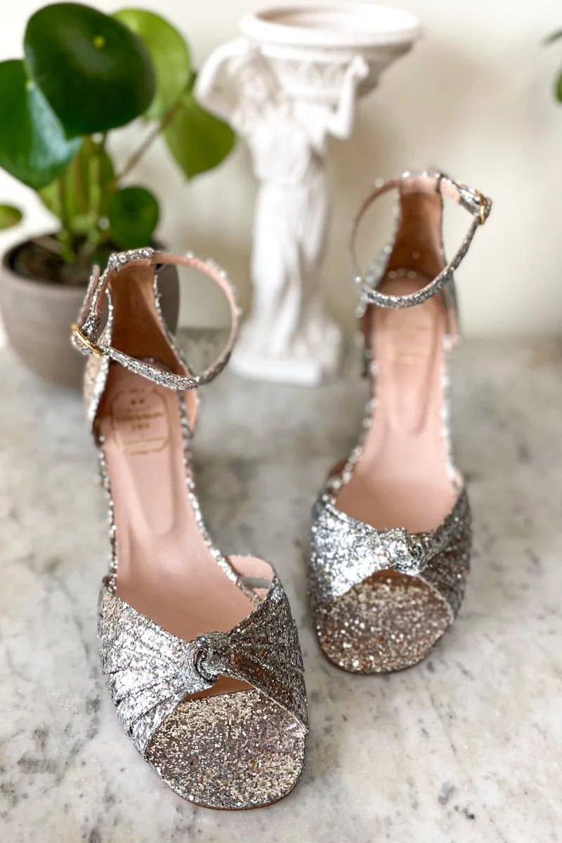 1930s Sandal - Silver Sparkler sold by Emerson Fry