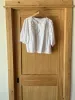 Embroidered Puff Isla Top - White Peony Organic sold by Emerson Fry