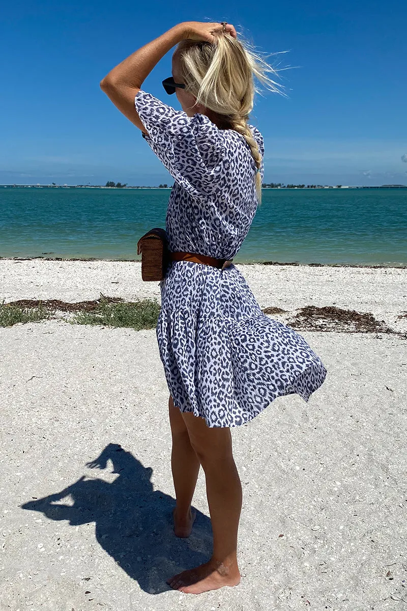 Isla Dress - Charcoal Leopard Organic sold by Emerson Fry product image thumbnail 2