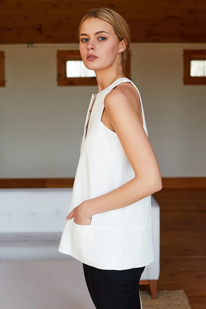 A Line Mod Top - White sold by Emerson Fry product image thumbnail 2