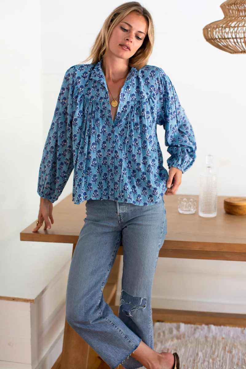 Emmaline Blouse - Little Marigolds Danube Organic sold by Emerson Fry product image thumbnail 2