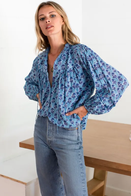Emmaline Blouse - Little Marigolds Danube Organic sold by Emerson Fry