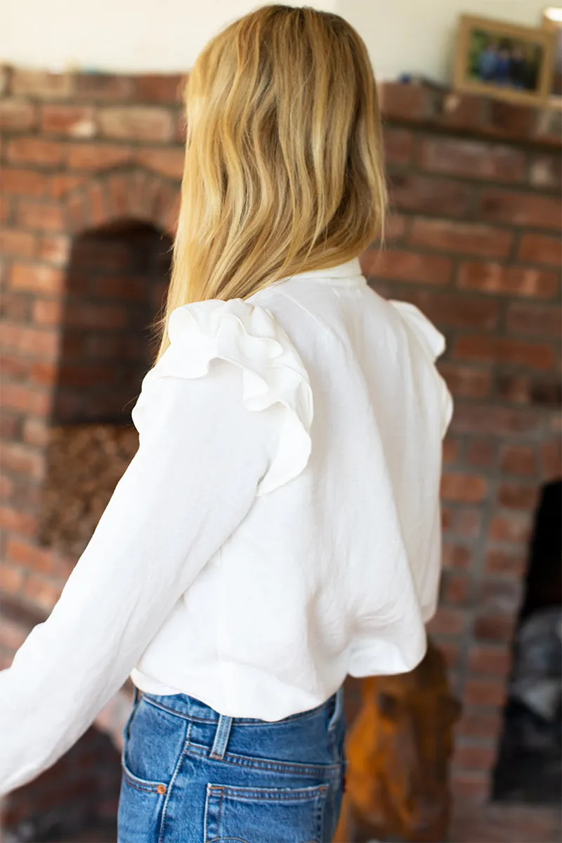 Sanibel Shirt - Salt Linen sold by Emerson Fry product image thumbnail 2