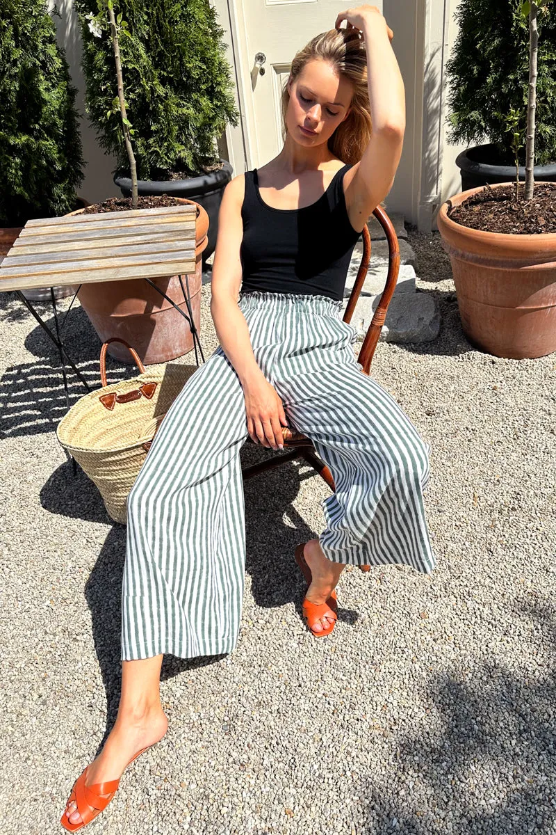 Pull On Pant - Moss Stripe sold by Emerson Fry product image thumbnail 3