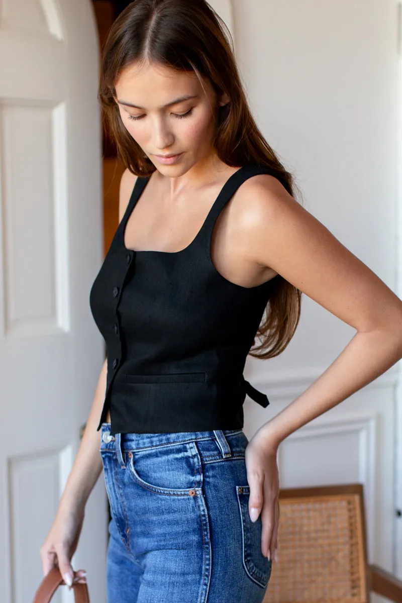 Tailored Top - Black sold by Emerson Fry product image thumbnail 2