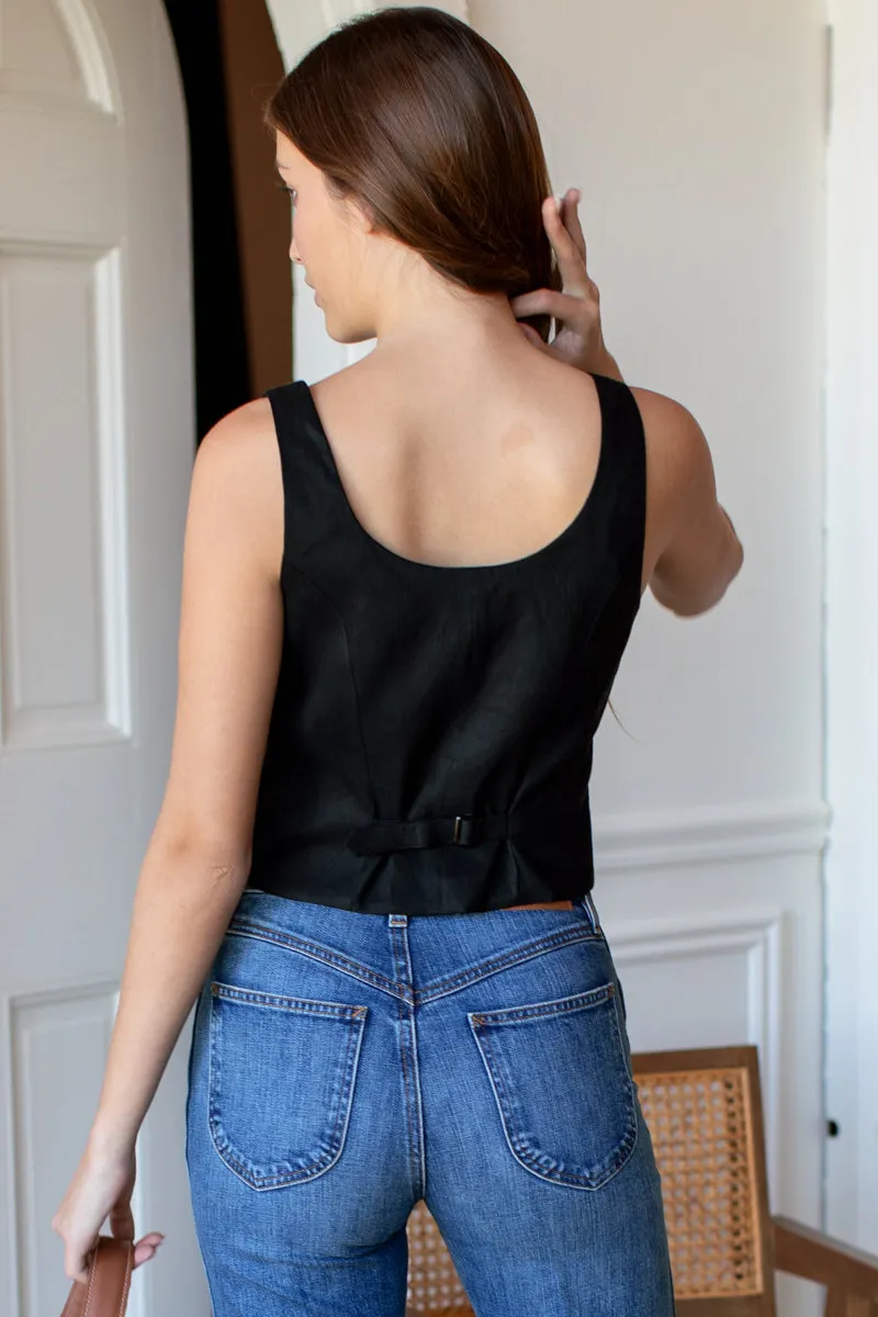Tailored Top - Black sold by Emerson Fry product image thumbnail 4