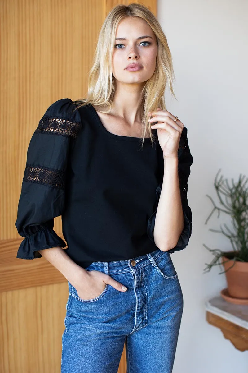 Elise Top - Black sold by Emerson Fry