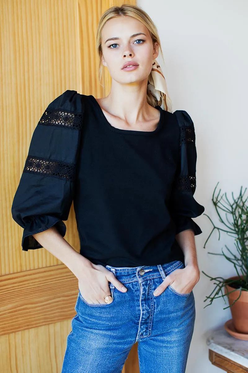 Elise Top - Black sold by Emerson Fry product image thumbnail 5