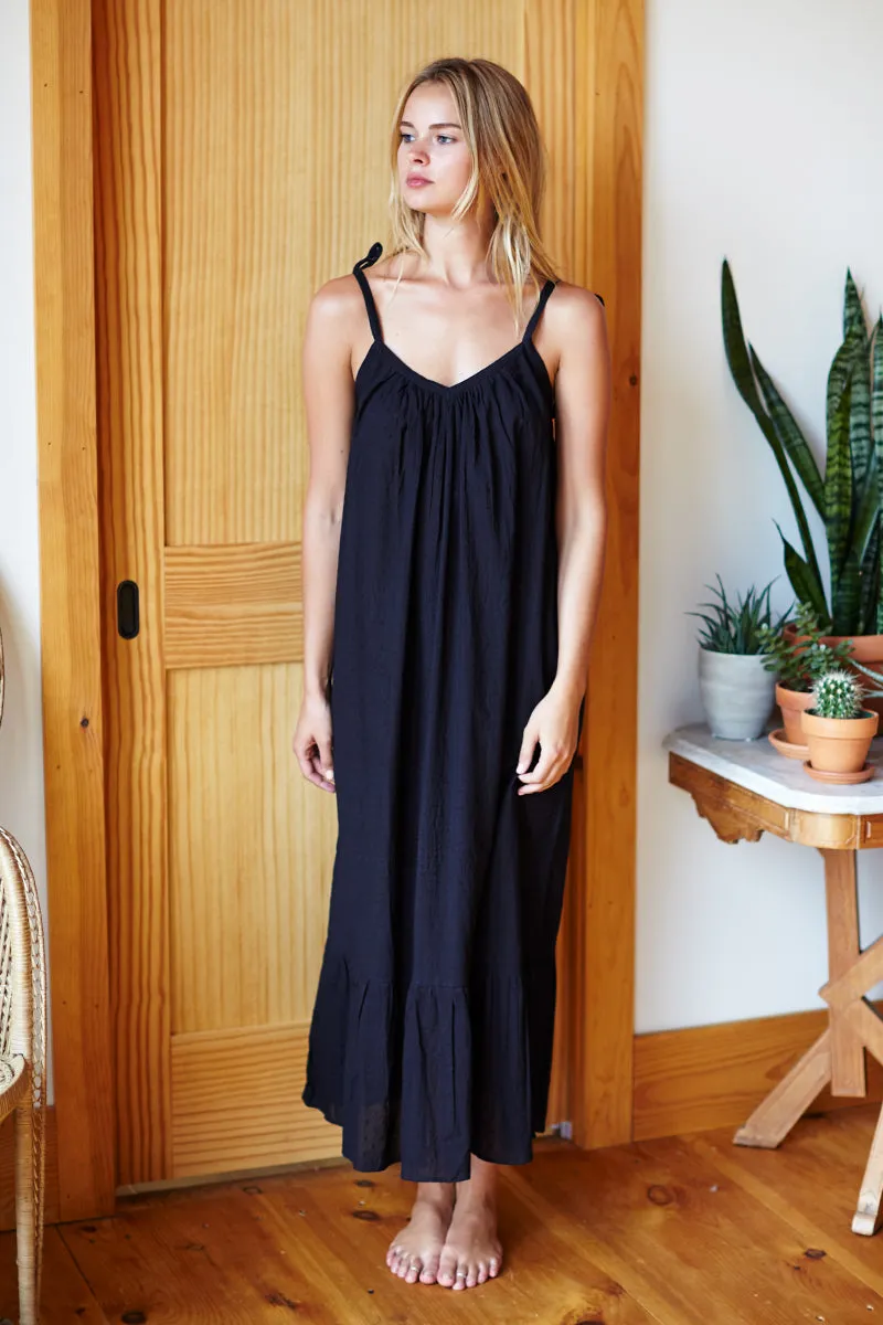 India Sundress - Black Swiss Dot Organic sold by Emerson Fry product image thumbnail 4