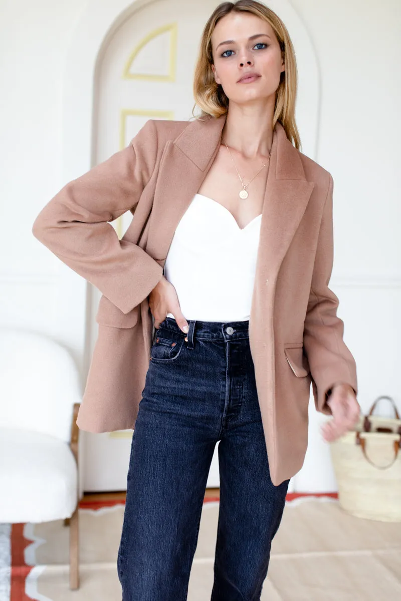 Jude Jacket - Camel Wool Cashmere sold by Emerson Fry product image thumbnail 2