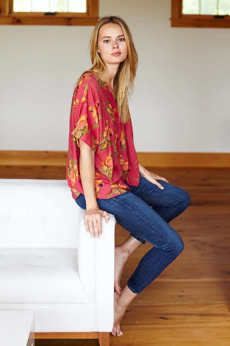 India Shirt - Rose Fred Parrot sold by Emerson Fry product image thumbnail 2