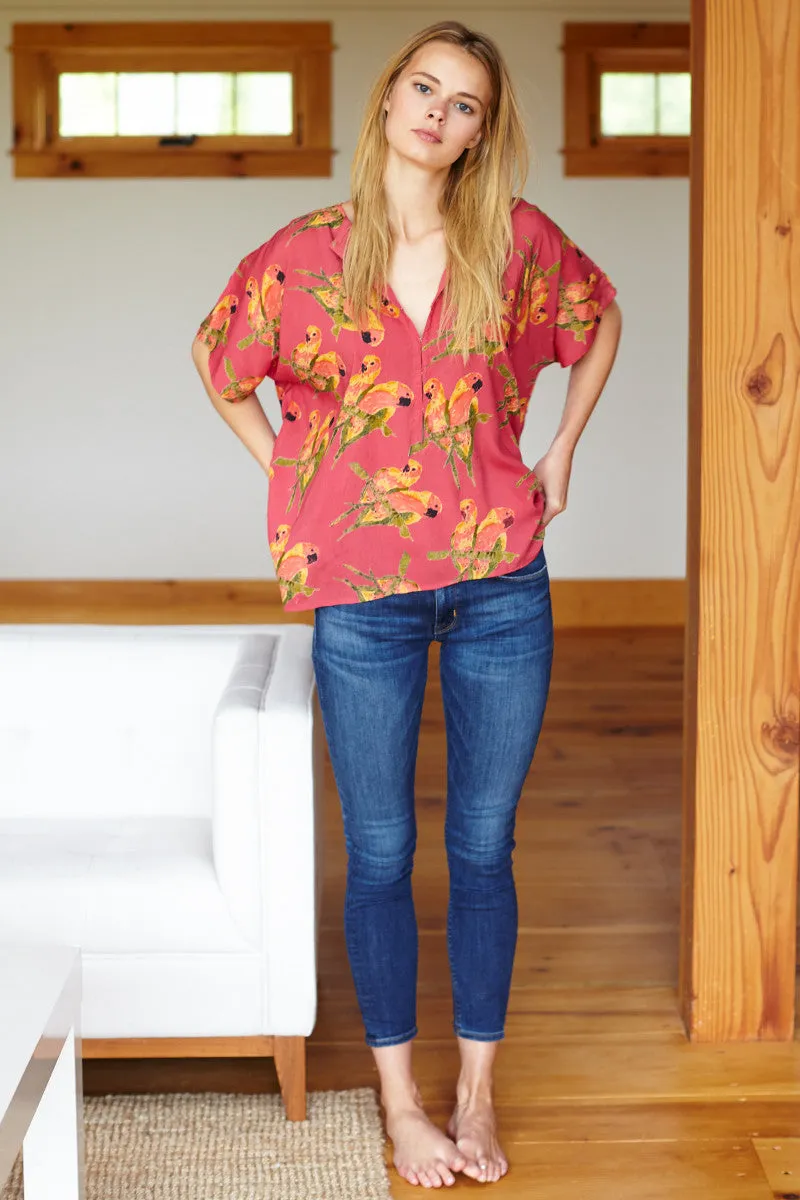 India Shirt - Rose Fred Parrot sold by Emerson Fry product image thumbnail 3