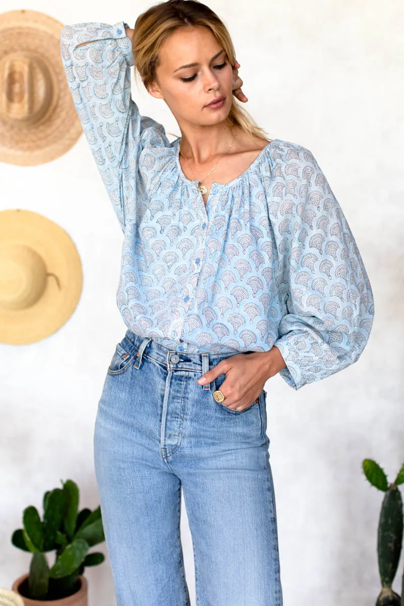 Frances Blouse - Sunday Flowers Organic sold by Emerson Fry product image thumbnail 3
