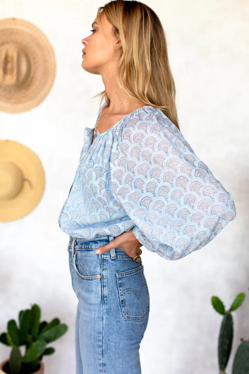 Frances Blouse - Sunday Flowers Organic sold by Emerson Fry product image thumbnail 2