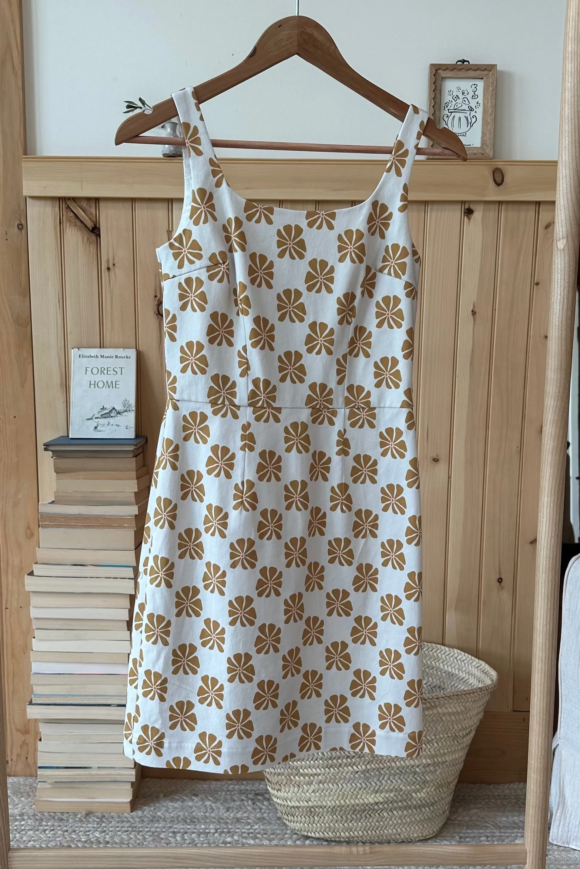 Fitted Square Neck Dress - Daisy Check sold by Emerson Fry product image thumbnail 3