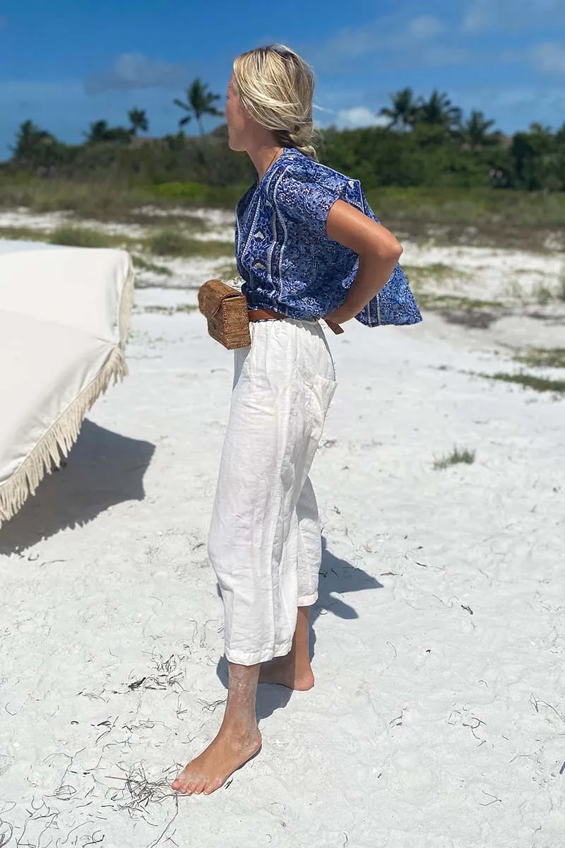 Francina Top - Sea Lurex sold by Emerson Fry product image thumbnail 3