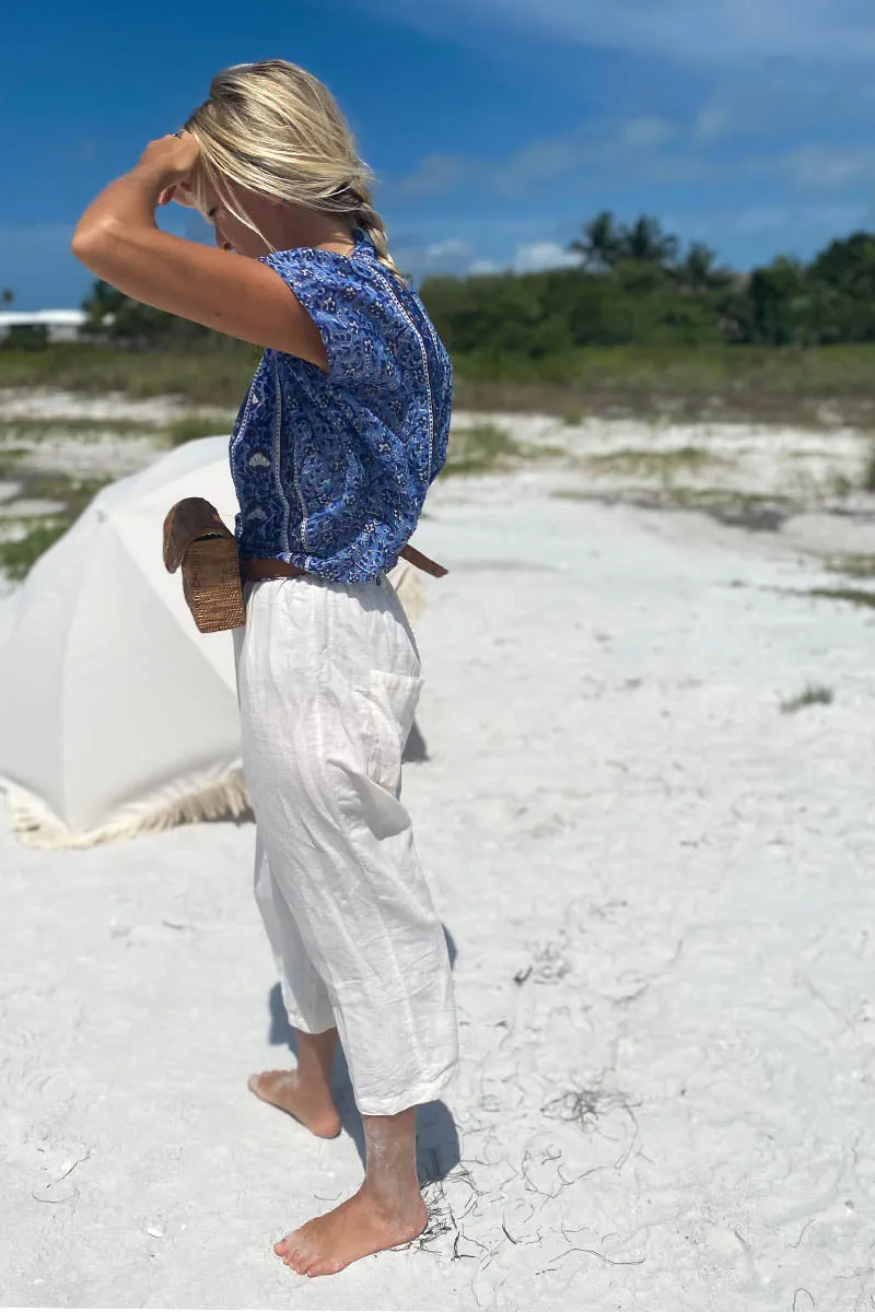 Francina Top - Sea Lurex sold by Emerson Fry product image thumbnail 4