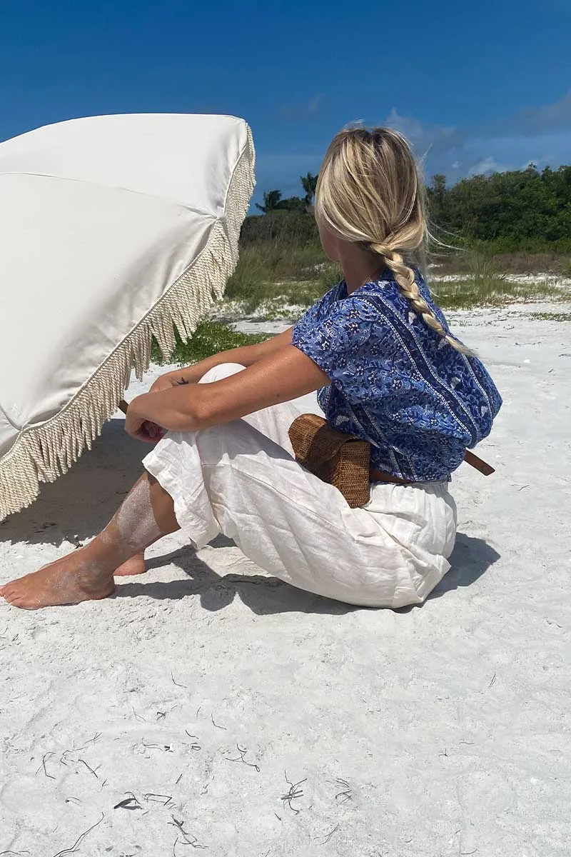 Francina Top - Sea Lurex sold by Emerson Fry product image thumbnail 5