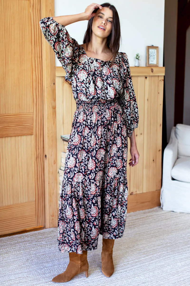 Shirred Skirt - Thalia Satin sold by Emerson Fry product image thumbnail 4