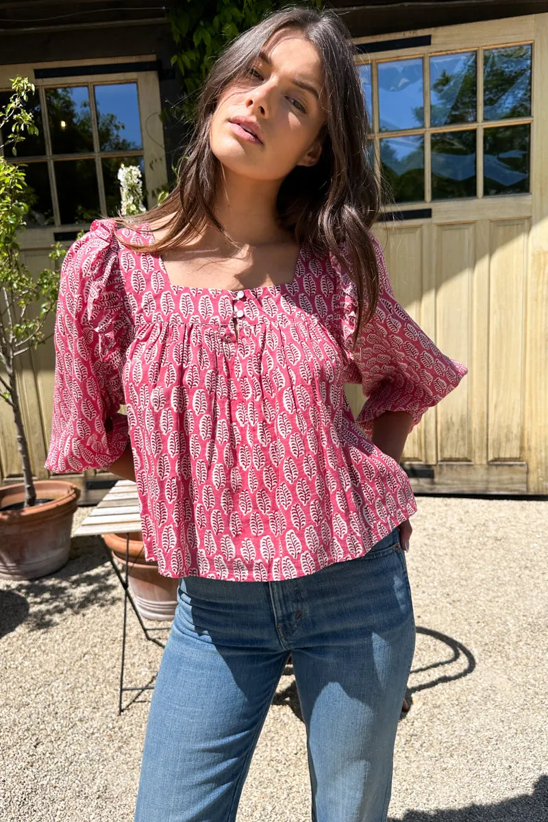 Adelina Blouse - Rosey Organic sold by Emerson Fry product image thumbnail 2