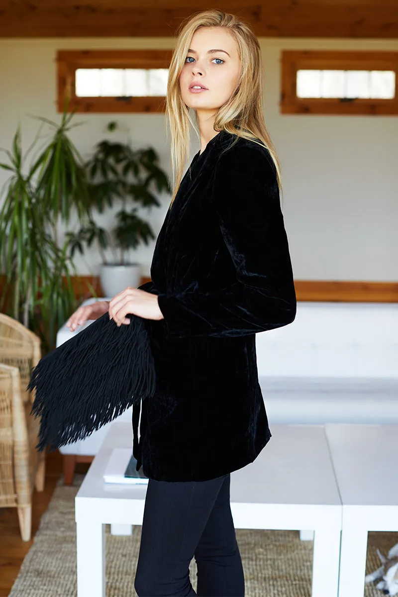 Long Jacket - Black Velvet sold by Emerson Fry product image thumbnail 2