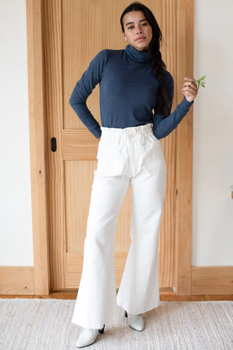Tulip Wide Leg - Ivory Hemp Organic sold by Emerson Fry product image thumbnail 2