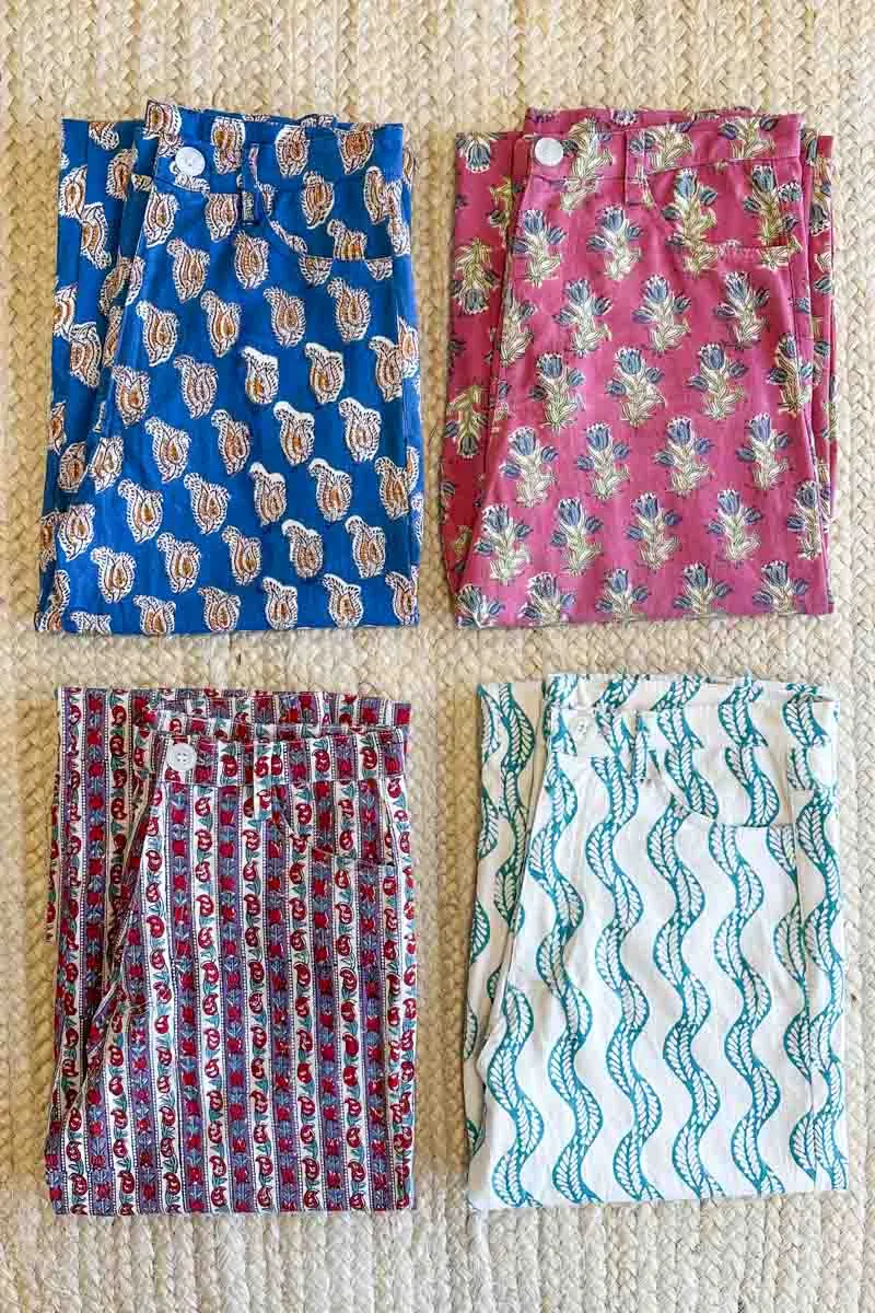 Everyday Pant - Mimosa Vines Cerulean Twill sold by Emerson Fry product image thumbnail 3