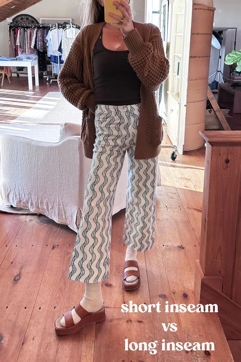 Everyday Pant - Mimosa Vines Cerulean Twill sold by Emerson Fry product image thumbnail 2