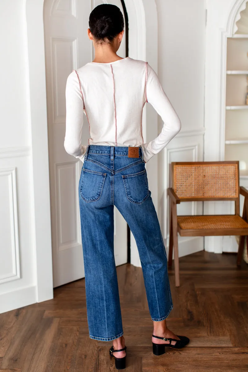 Amy Crewneck - Heather Almond sold by Emerson Fry product image thumbnail 4