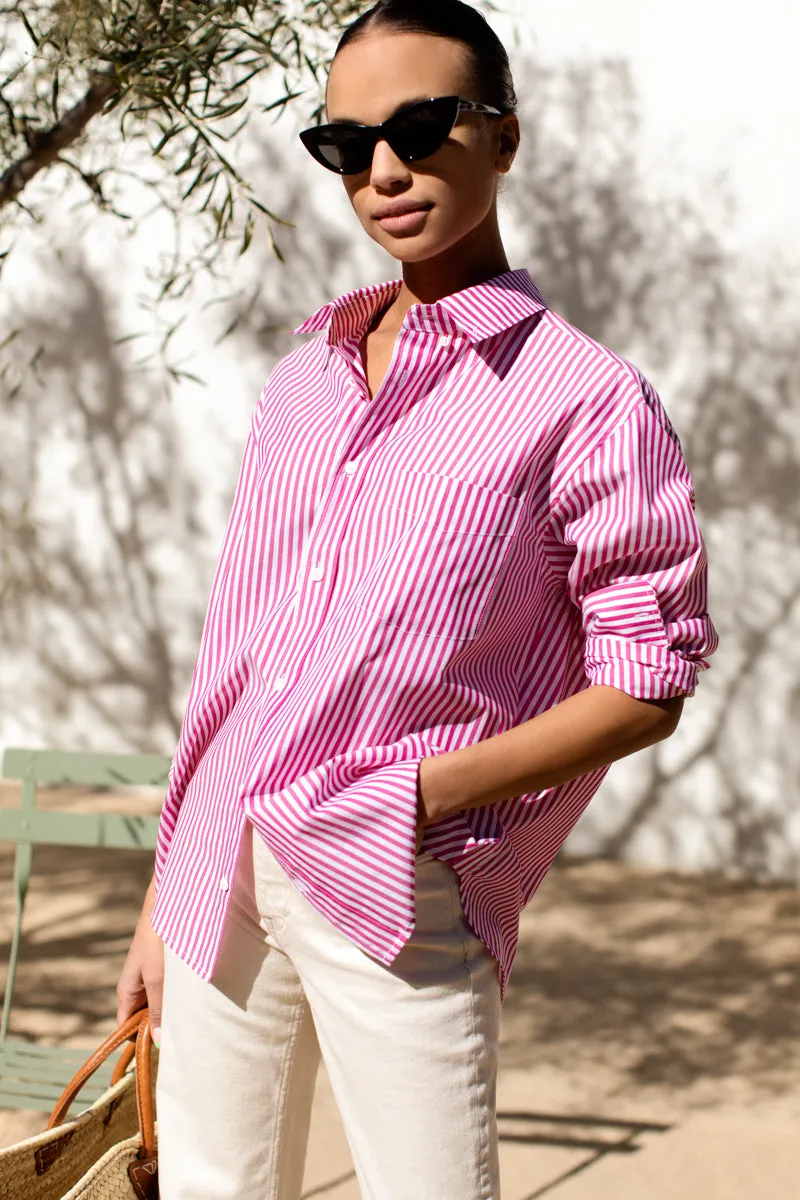 Ryan Shirt - Miller Stripe Pink sold by Emerson Fry
