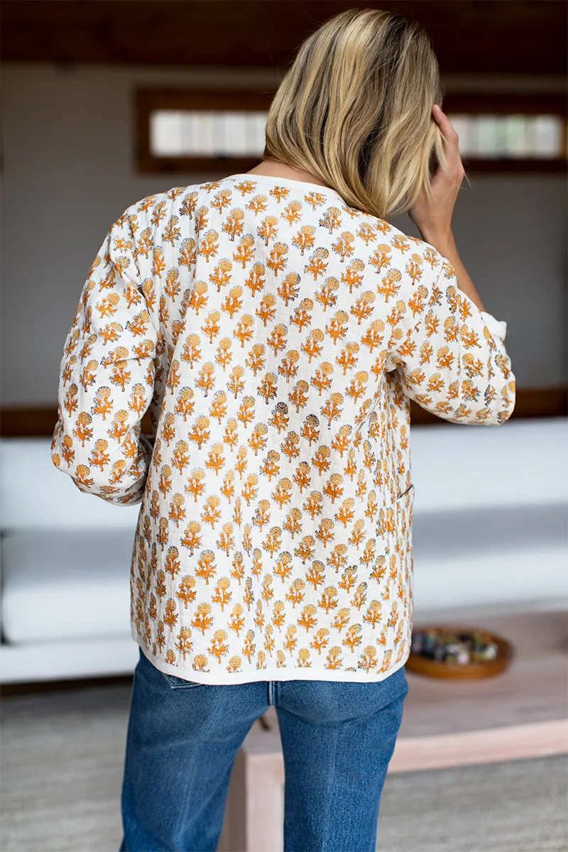 India Quilted Jacket - Marigolds Organic sold by Emerson Fry product image thumbnail 4