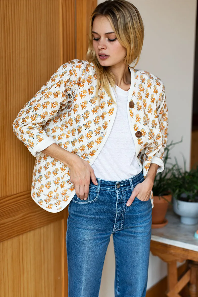 India Quilted Jacket - Marigolds Organic sold by Emerson Fry product image thumbnail 3