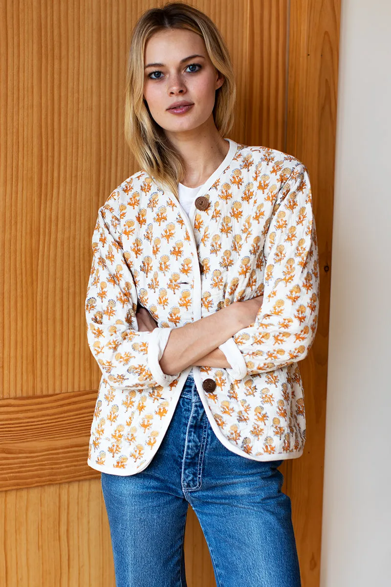 India Quilted Jacket - Marigolds Organic sold by Emerson Fry product image thumbnail 2