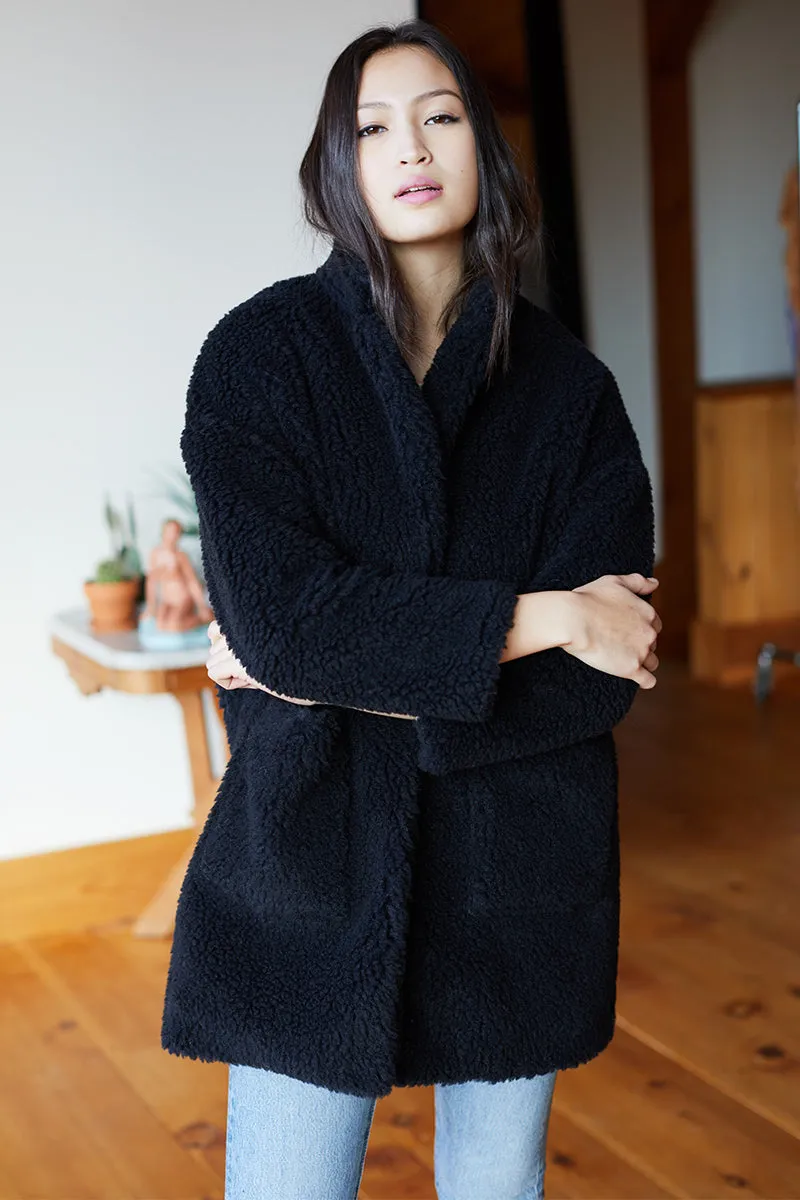 Teddy Bear Coat - Black sold by Emerson Fry product image thumbnail 4