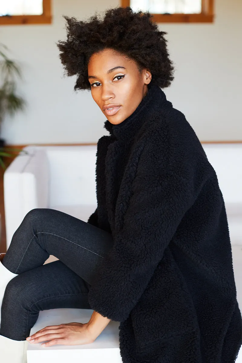 Teddy Bear Coat - Black sold by Emerson Fry product image thumbnail 2