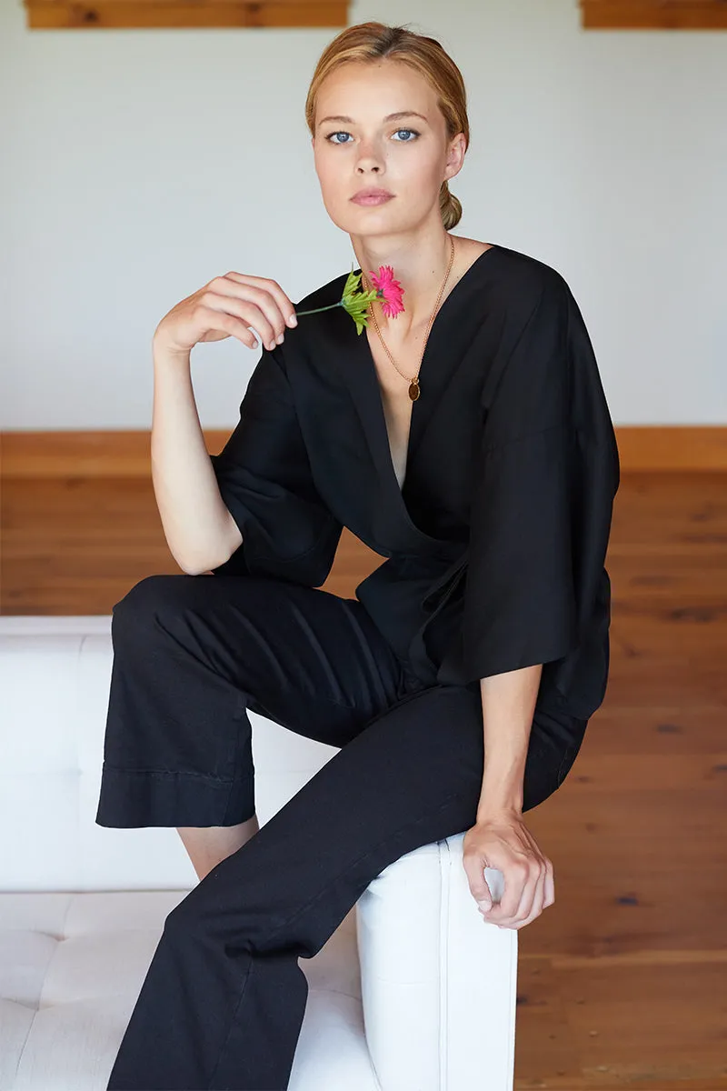 Wrap Top - Black sold by Emerson Fry product image thumbnail 3