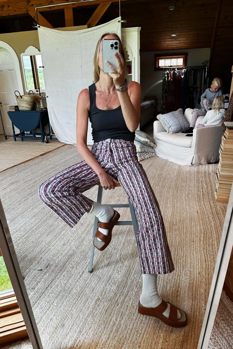 Everyday Pant - Vintage Floral Stripe sold by Emerson Fry product image thumbnail 2